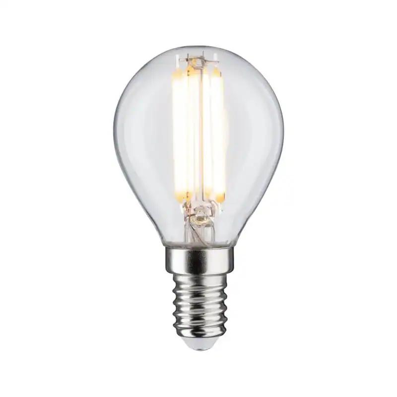 Paulmann LED Filament Tropfen, Ø 45 mm, 6,5W = 60W, E14, 806 lm, klar, Warmweiß