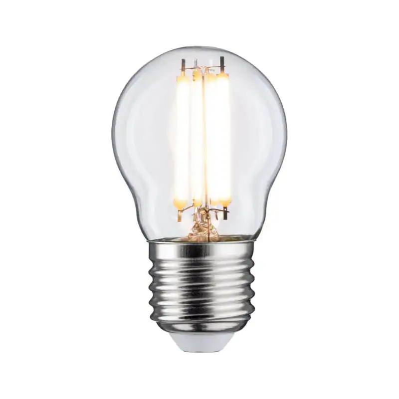 Paulmann LED Filament Tropfen, Ø 45 mm, 6,5W = 60W, E27, 806 lm, klar, dimmbar