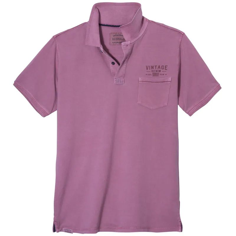 Redfield XXL Poloshirt altrosa used Vintage Denim