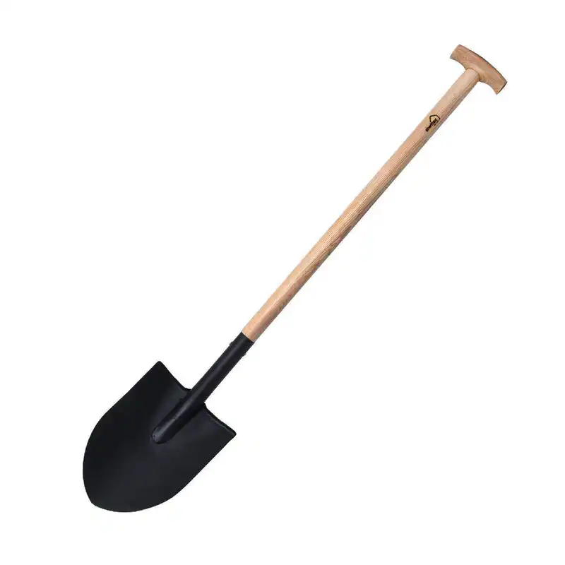 Spaten rund siwitec Gartenspaten SG-320 118 cm Garten Spaten Holzstiel Esche