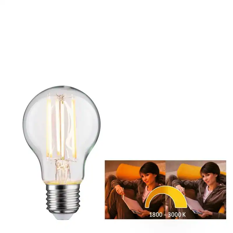 Paulmann LED Filament-AGL, 7 W = 60 W, 806 lm, E27, 1800 - 3000 K, dimmbar