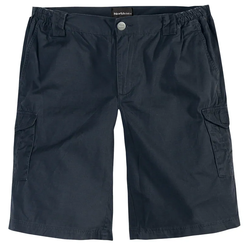 XXL North Latitude Cargo Bermuda dunkelblau 3XL-8XL 100% Baumwolle bequem