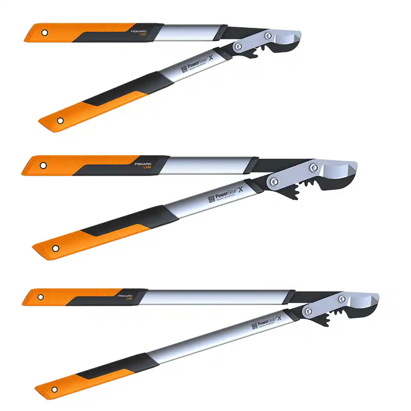 Fiskars PowerGearX Bypass Getriebeastschere Astschere, verschiedene Größen, NEU