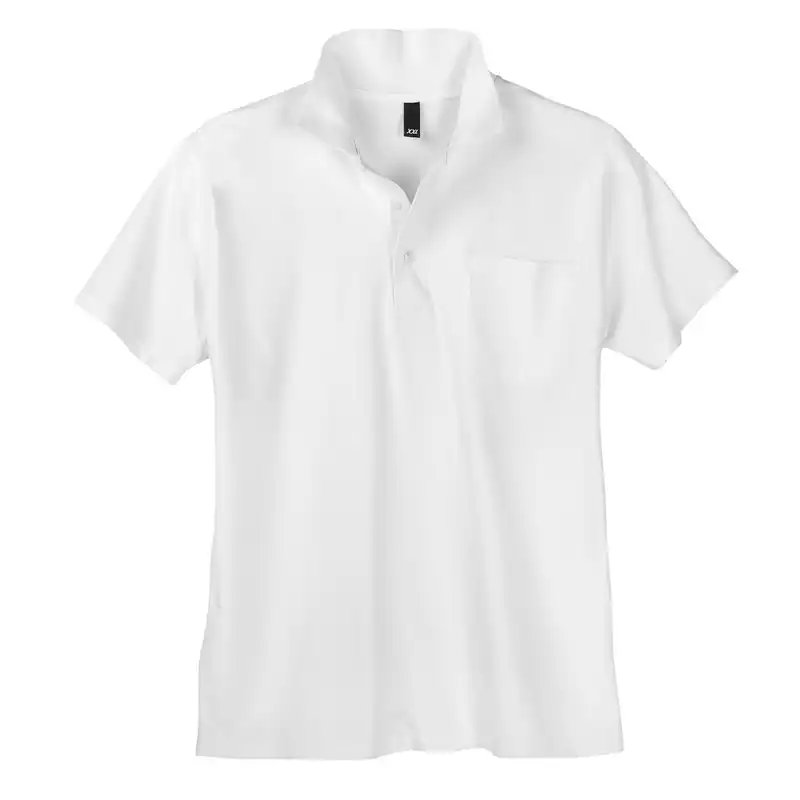 DAVE's Basic Poloshirt XXL weiß, 2XL-12XL, 100% Baumwolle, weich u. bequem NEU