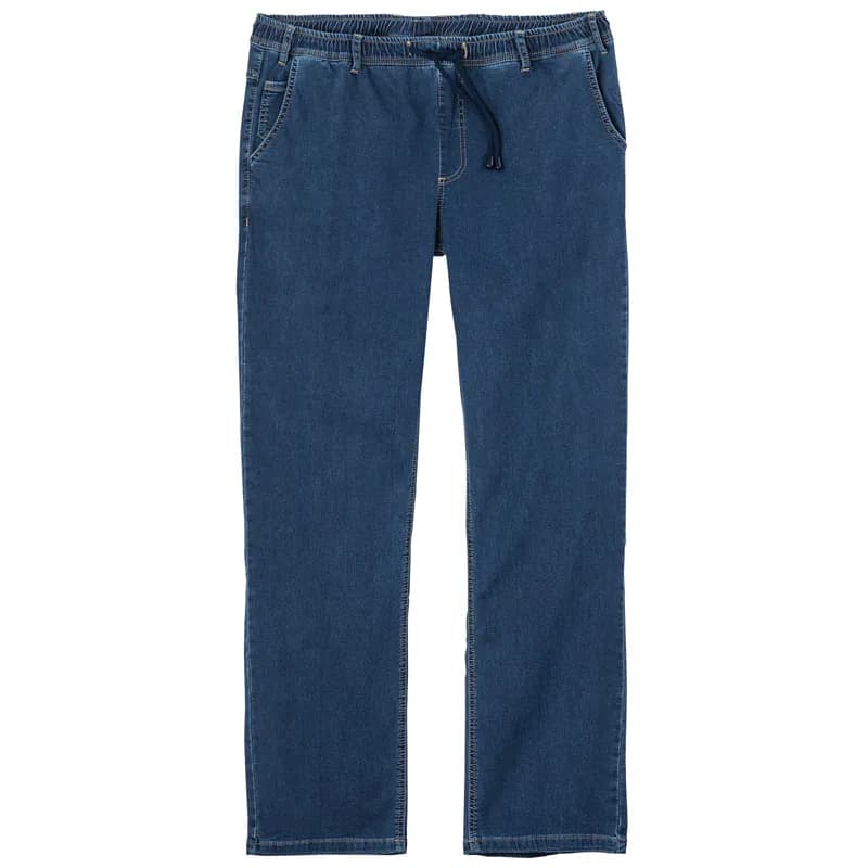 Abraxas Übergrößen Jogging-Jeans blau