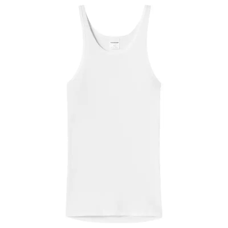 Schiesser Unterhemd Doppelripp weiß 2XL-6XL, 100% Mako Baumwolle hochwertig NEU