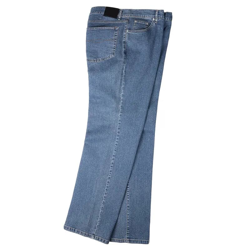 Dallas Jeans-Hose in blue stone-washed Lucky Star Übergröße 100% Cotton bequem