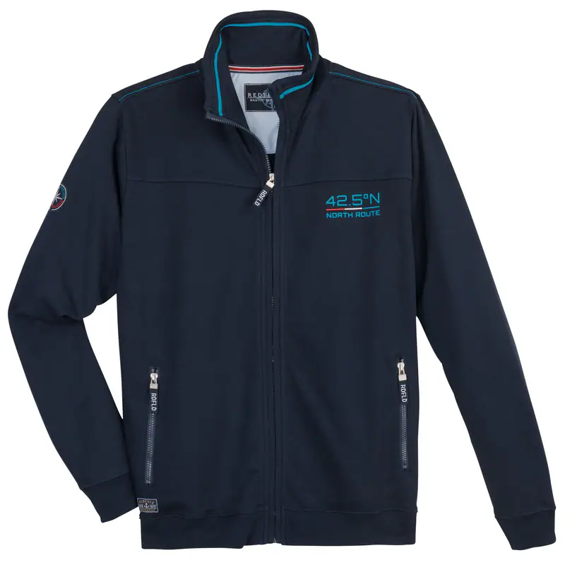 Redfield Sweatjacke XXL Stehkragen 42.5°N navy