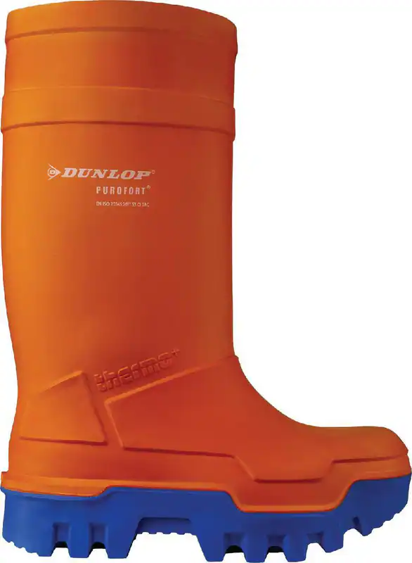 Dunlop Winterstiefel | Purofort THERMO, BAU S5, Durchtrittschutz, mit Stahlkappe
