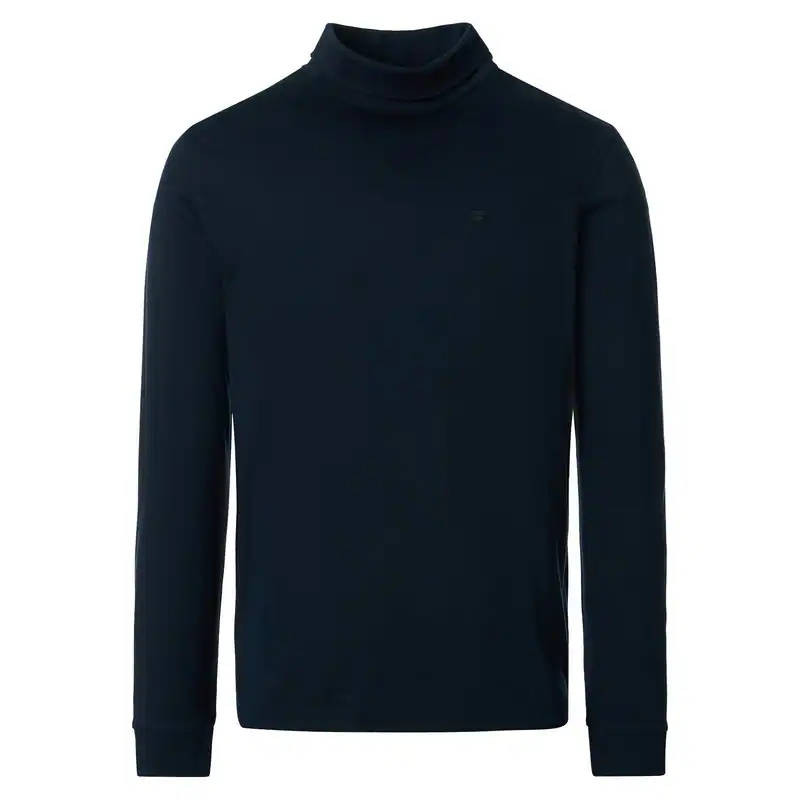 Redmond Rollkragen-Langarmshirt Übergrößen dunkelblau