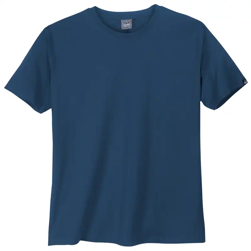 Ahorn Sportswear Basic T-Shirt Übergröße stahlblau – neu – Herrenmode