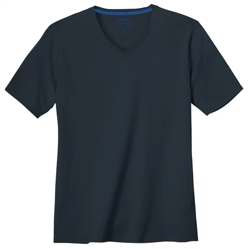 Redmond Basic T-Shirt V-Neck navy große Größen – neu – Herrenmode – überwiegend dunkelblau
