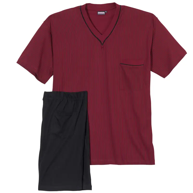 Adamo Fashion Übergrößen Shorty weinrot 2XL 3XL 4XL 5XL 6XL 7XL 8XL 9XL 10XL NEU