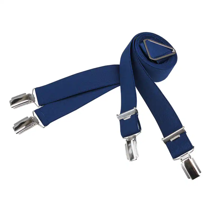 Lindenmann X-Form Hosenträger dunkelblau Überlängen 120cm 130cm 140cm 150cm Neu