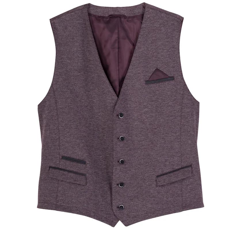 Weis Stretch XXL Anzug-Weste bordeaux Steve B
