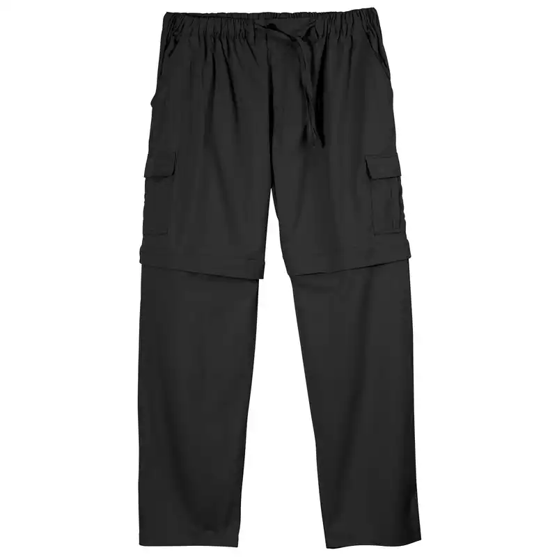 Zipp-off-Cargohose schwarz Übergröße 2XL 3XL 4Xl 5XL 6Xl 7XL 8Xl 10XL 12XL NEU