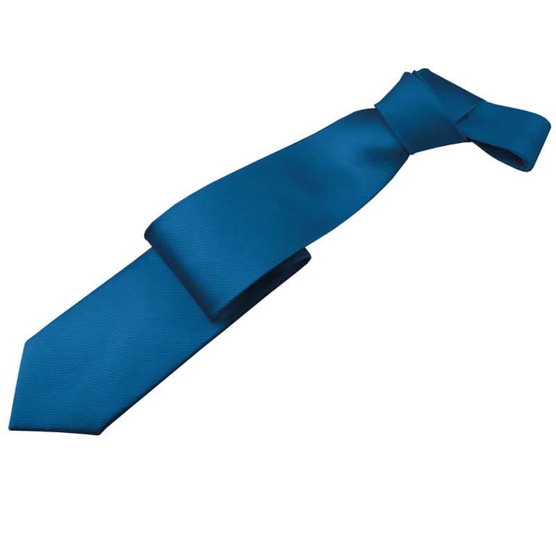 Blaue Überlängen Seiden-Krawatte von J.Ploenes