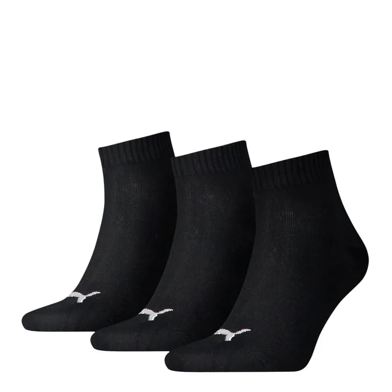 Puma Quarter Kurzsocken schwarz 3er-Pack