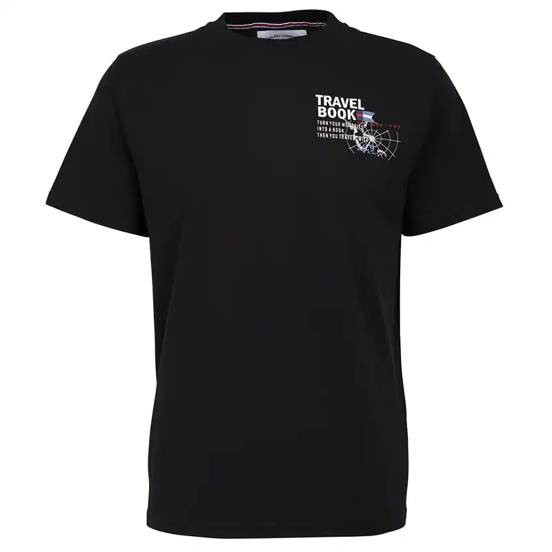 Brigg Stretch T-Shirt Übergröße schwarz TRAVELBOOK