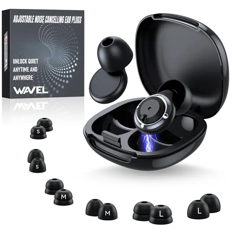 WAVEL verstellbare Noise-Cancelling Ohrstöpsel PocketQuiet X10 Pro