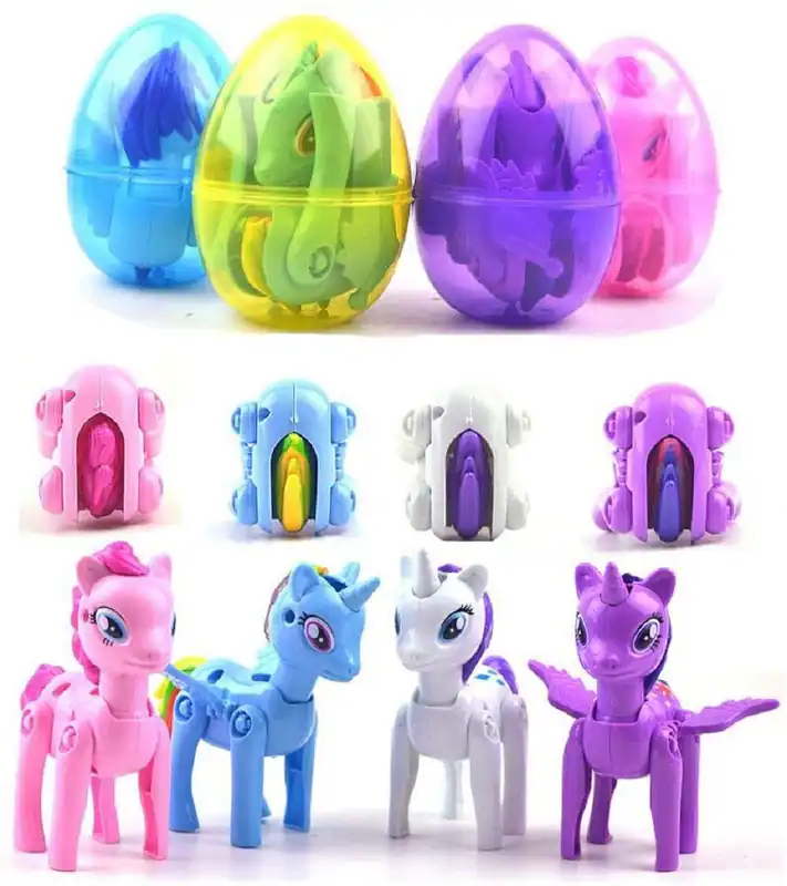 Weihnachten Einhorn Eier Spielzeug für 3 4 5 6 7 8 9 Jahre Mädchen