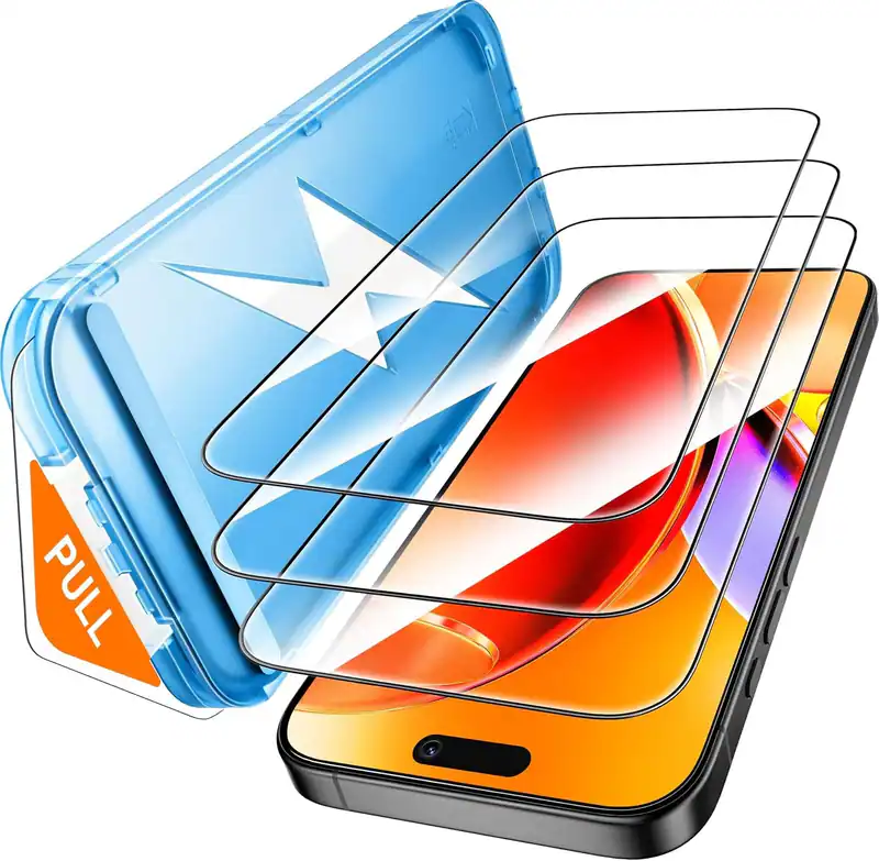 MKEKE für iPhone 18 Pro Max Displayschutzfolie 3er Pack doppelt bruchsicher