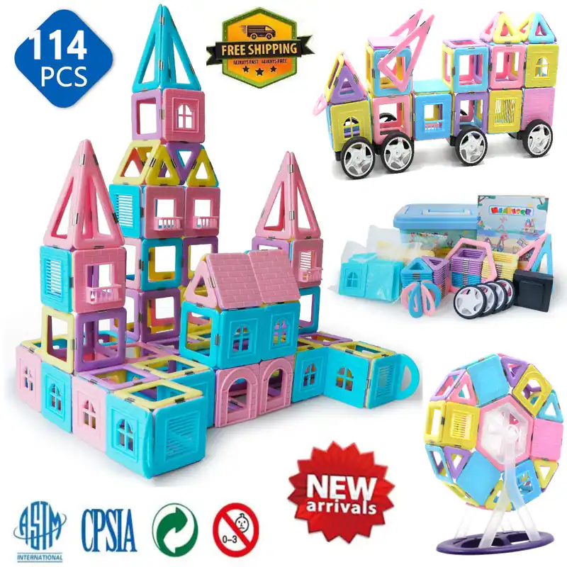 Pädagogisches Lernen Magnet Spielzeug für Mädchen Kinder Kleinkinder Alter 3 4