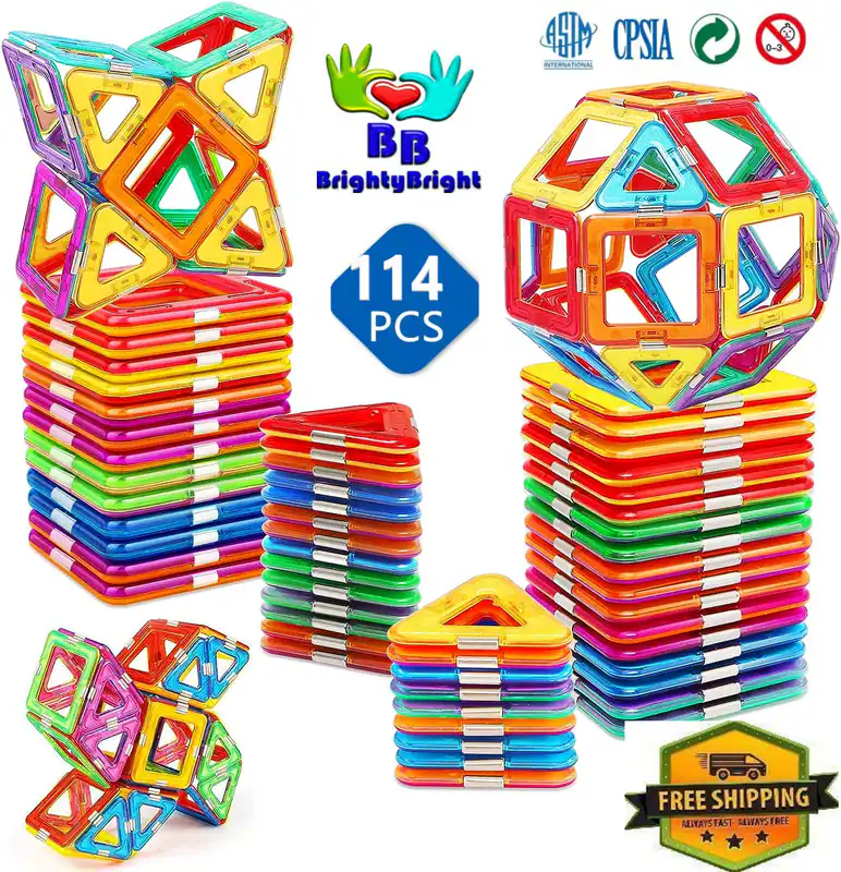 114 Stck. Lernfliesen Bausteine Kinder Spielzeug Geschenke für Jungen Mädchen