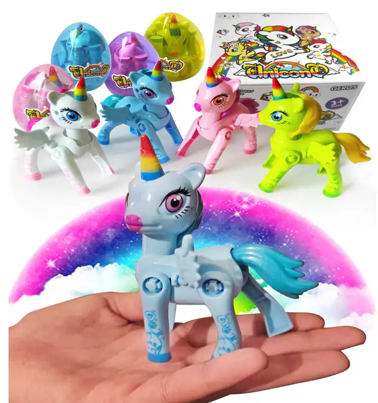 Überraschungseier Einhorn Spielzeug für 3 4 5 6 7 8 9 Jahre Mädchen