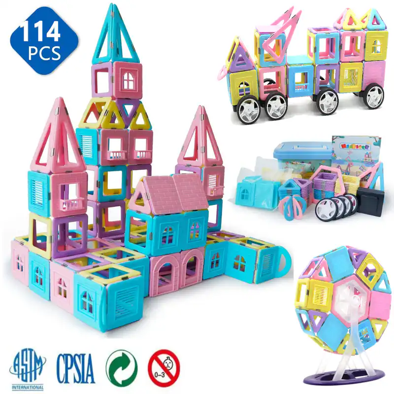 Pädagogisches Lernen Magnet Spielzeug für Mädchen Kinder Kleinkinder Alter 3 4