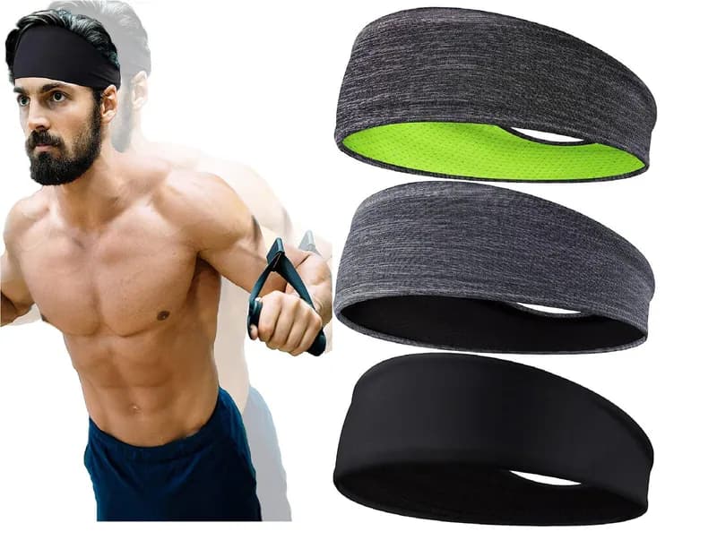 3er Pack Diadema Corriendo Banda Deportiva De Sudor Banda Para Cabello Para