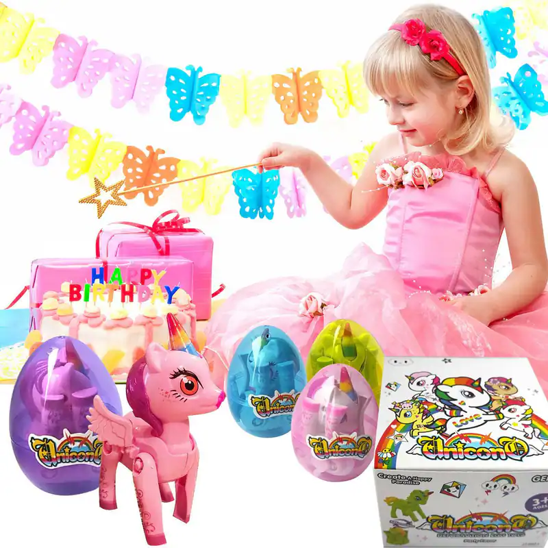 Einhorn Überraschungseier Spielzeug Osterkorb Stofftiere Geburtstag
