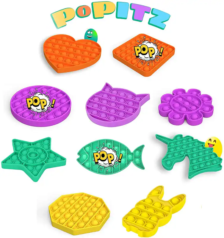 Popit Fidget Toy Push Bubble sensorischer Stressabbau Kinder Familie Geschenk