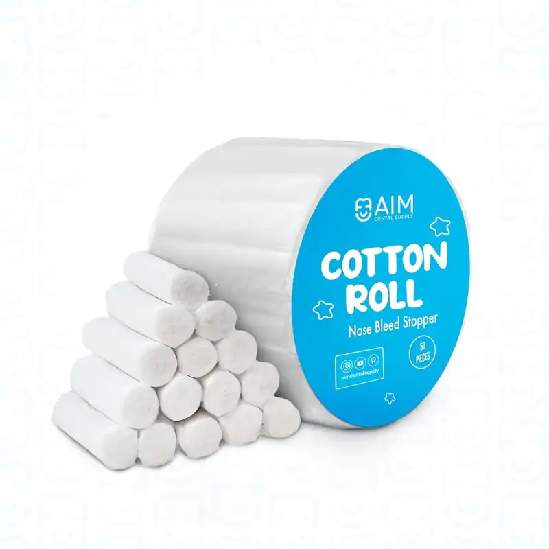 Rollos de Gasa Dental Algodones para Dentistas Flexibles y Absorbentes Tapones