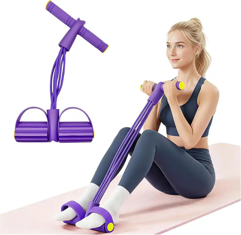 Strapazierfähiges multifunktionales Pedal Widerstandsband für Ganzkörpertraining