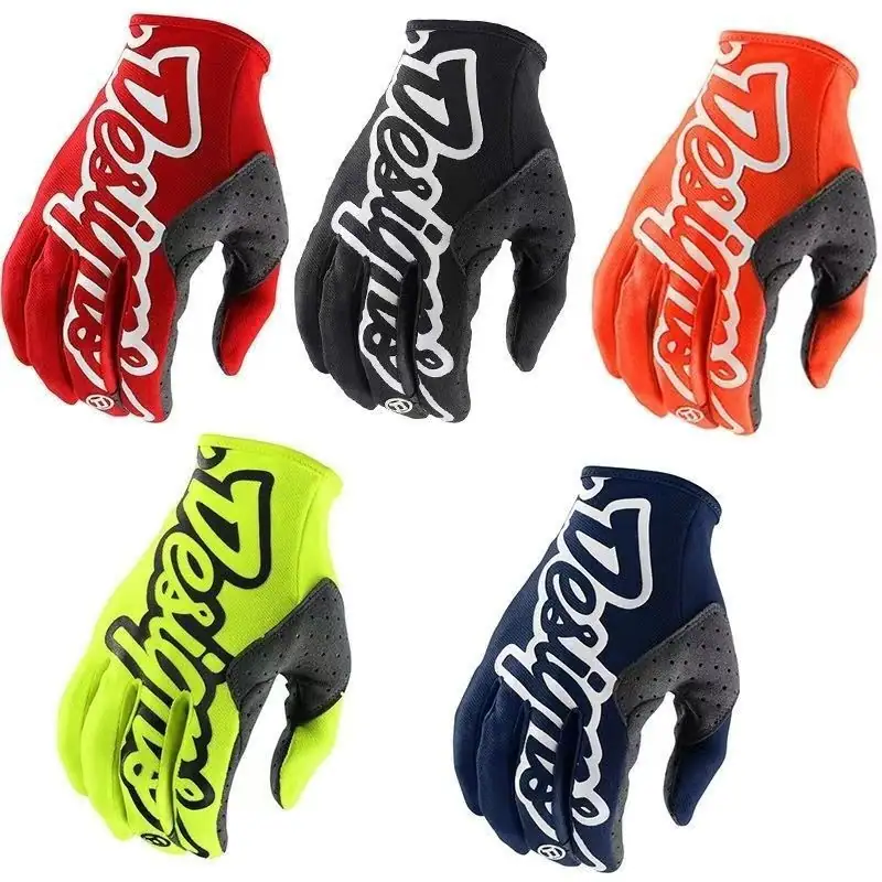 Buchstaben Fahrradhandschuhe Vollfinger Fahrrad Bike Motocross Motorrad MTB
