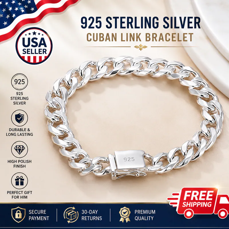 925 Sterling Silber massiv 10mm Kette Armband Herren Damen Kette Modeschmuck