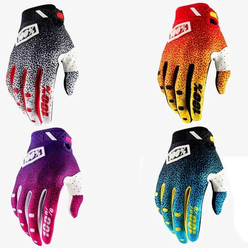 100% Fahrradhandschuhe Vollfinger Fahrrad Bike Motocross Motorrad MTB