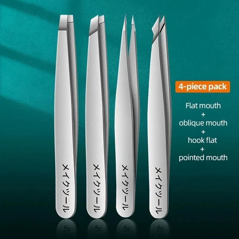 Profi Augenbrauen Pinzette Haarentfernung Präzision Beauty Tool Gesichtspflege