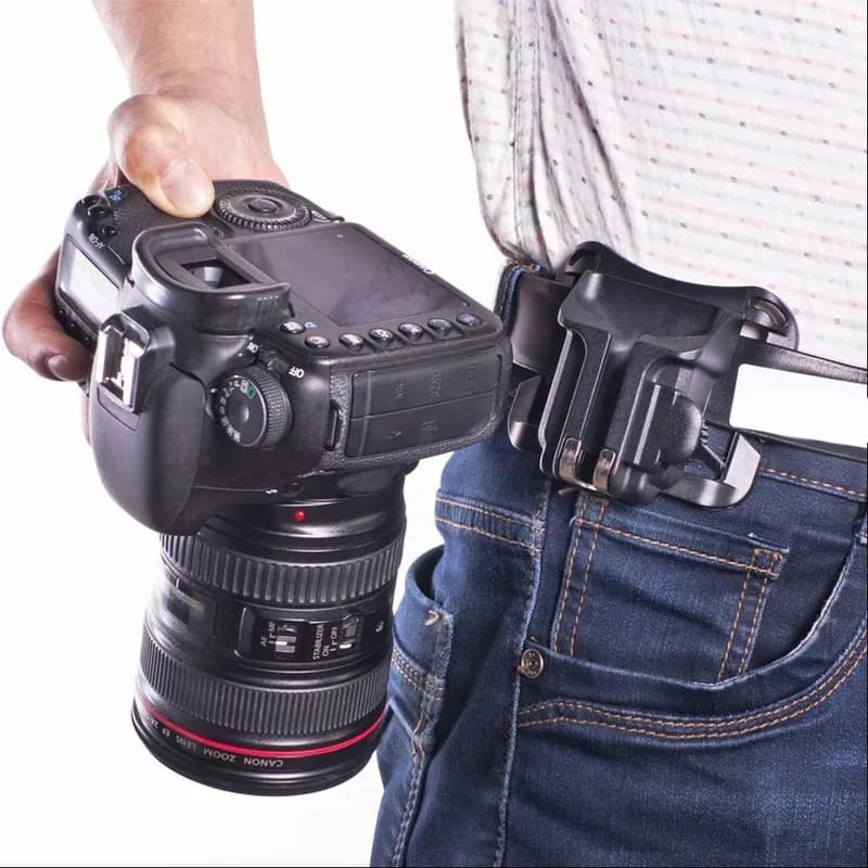 Kamera Holster Aufhänger Schnellverschluss Taille Gürtelclip Rucksack Gurt
