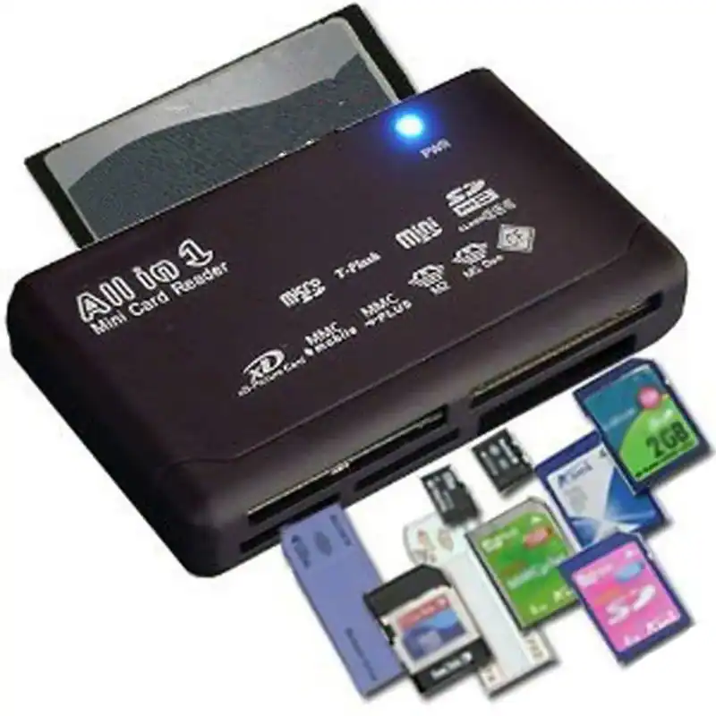 All in One 1 Speicherkartenleser USB Adapter SD SDHC Mini Micro M2 MMC XD CF MS