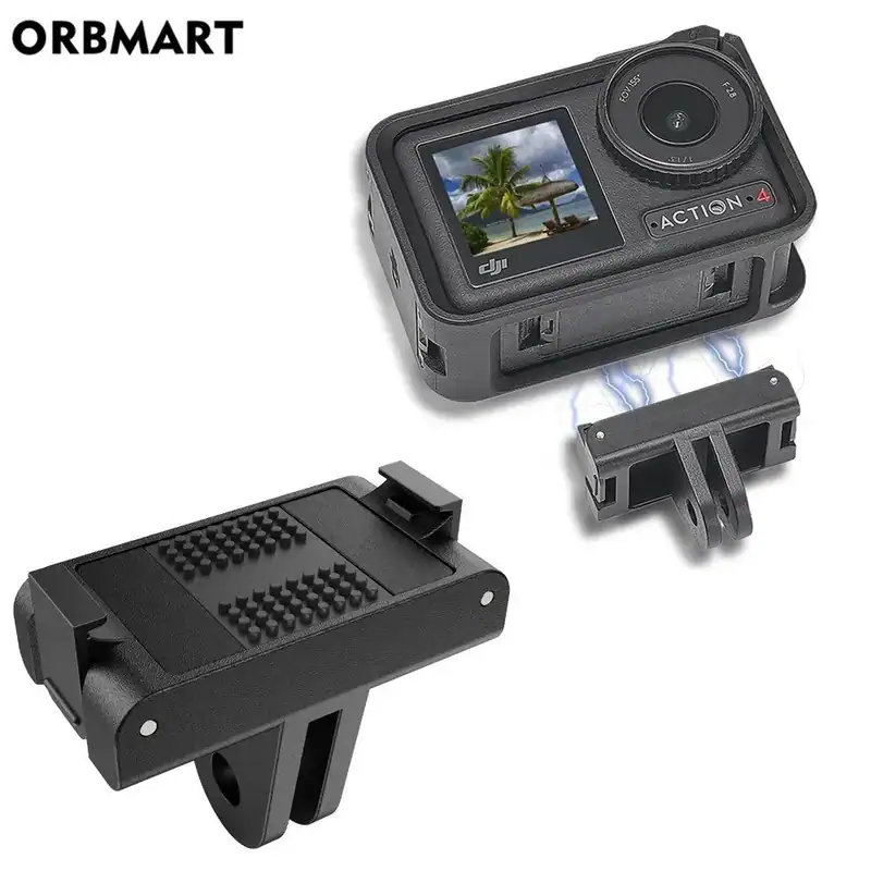 Für DJI Action 4/3 Zubehör Kamera Magnetische Schnellspanner Halterung -
