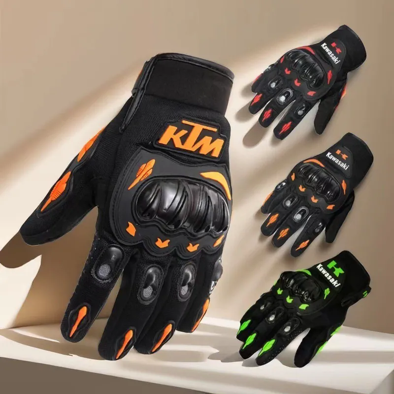 Fahrradhandschuhe Vollfinger Gel Handfläche Touchscreen MTB Fahrradfahren