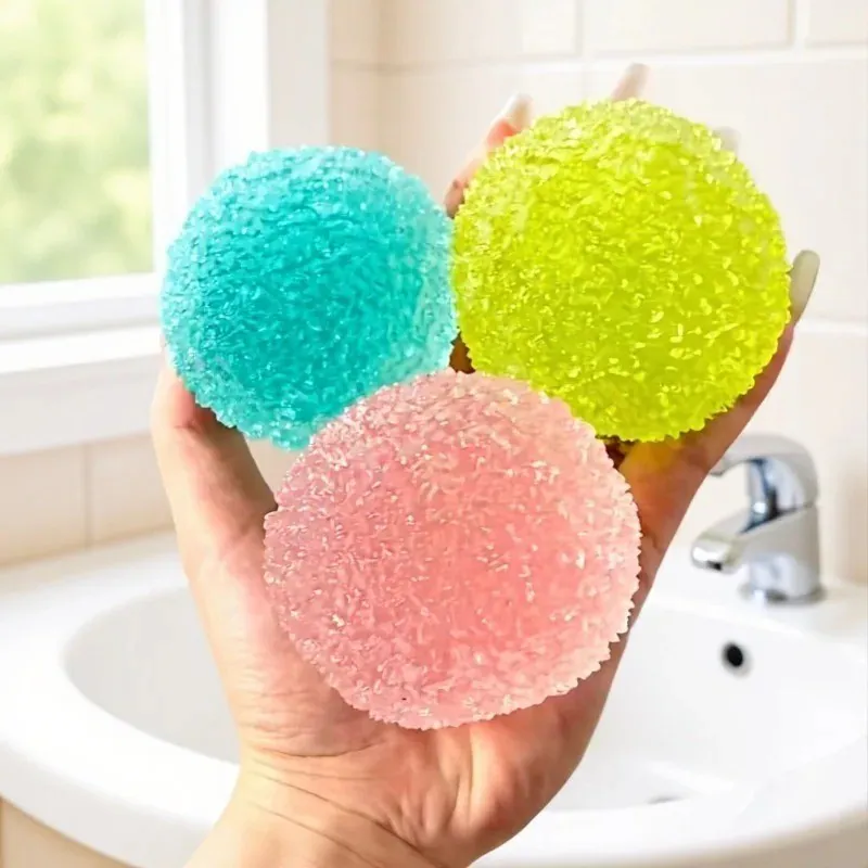 Squishy Eiskugeln, Stressabbau Fidget Toy, sensorische Quetschkugeln für