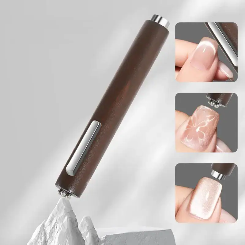 3-in-1 Magnet Nail Art Stift mit starken Magneten für Katzenauge UV Gel Designs