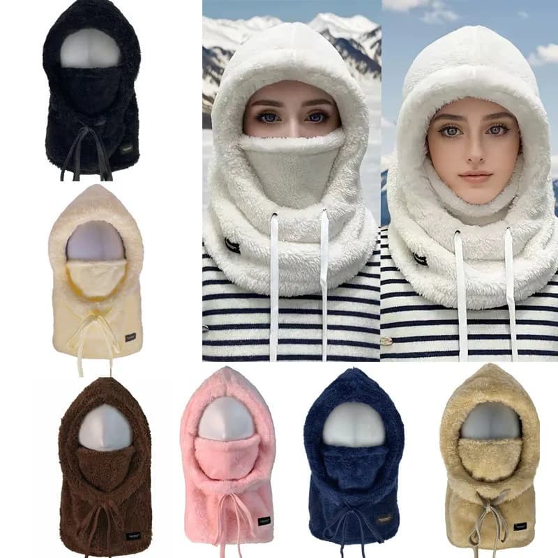 Winter Thermo Fleece Sturmhaube Schal Ski Gesichtsmaske Halswärmer