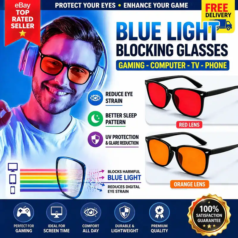 Blaulicht blockierende Brille Gaming - Filter Computer Gaming