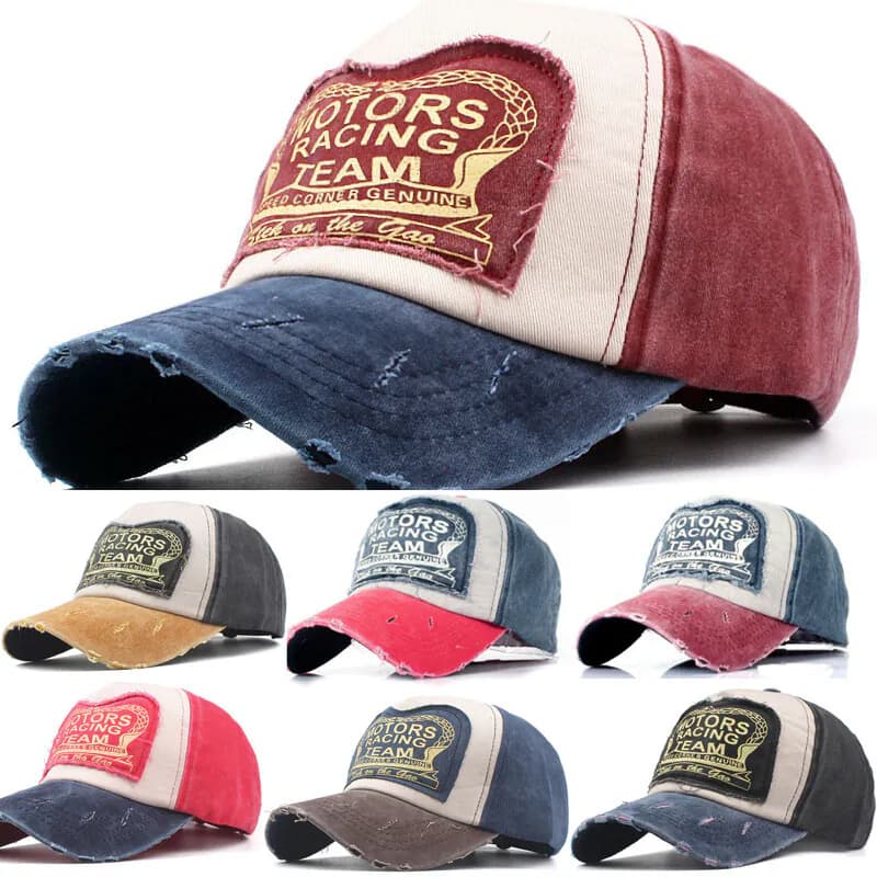 Distressed Cap für Herren Damen Snapback Caps gewaschene Baumwolle Baseball