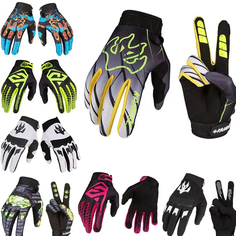 Flame Racing Motorradhandschuhe Radfahren Fahrrad MTB Bike Handschuhe