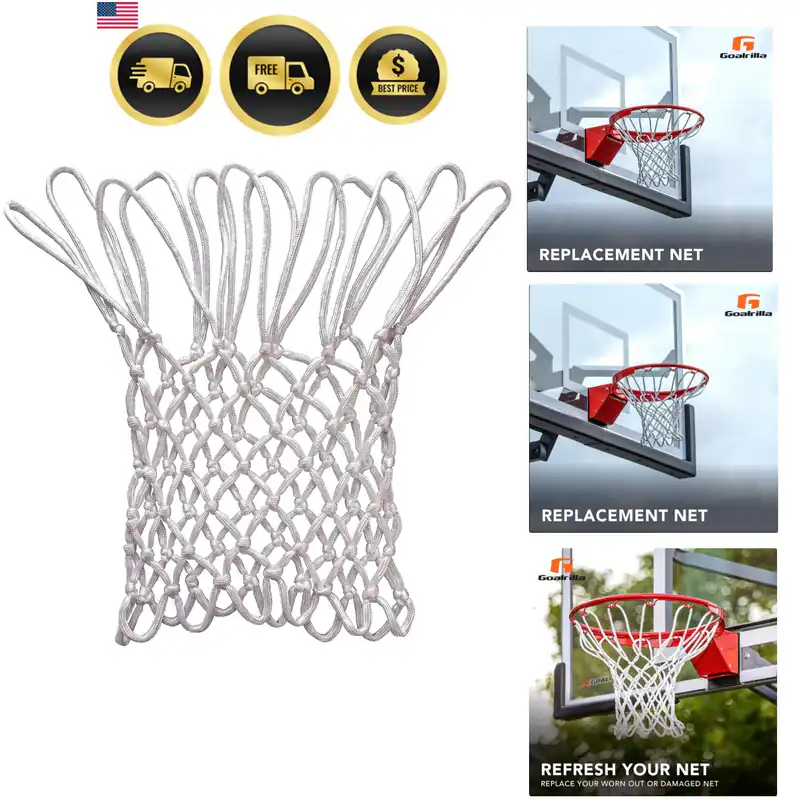 Ultra strapazierfähiges Allwetter Nylon Basketballnetz